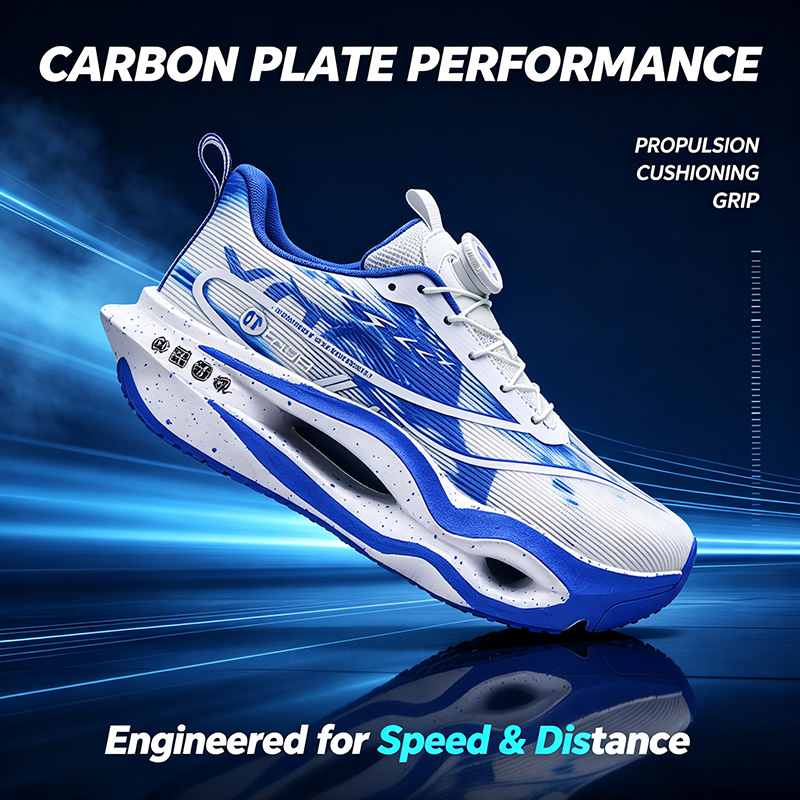 Carbon Plate Marathon Racing Shoes - Chaussures de course pour hommes avec