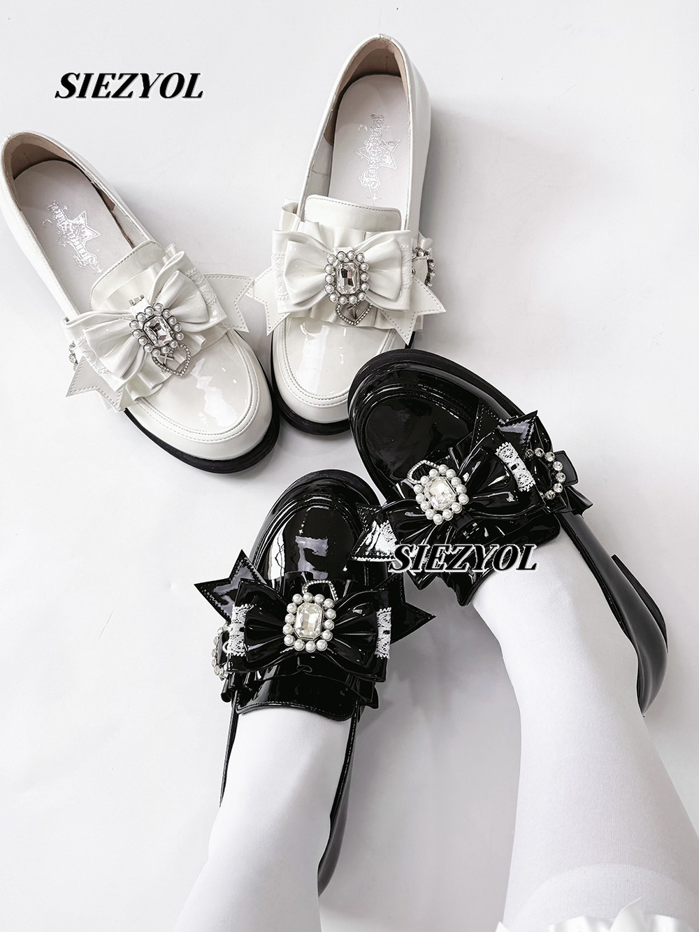 Heels - Chaussures en cuir décontractées de style
