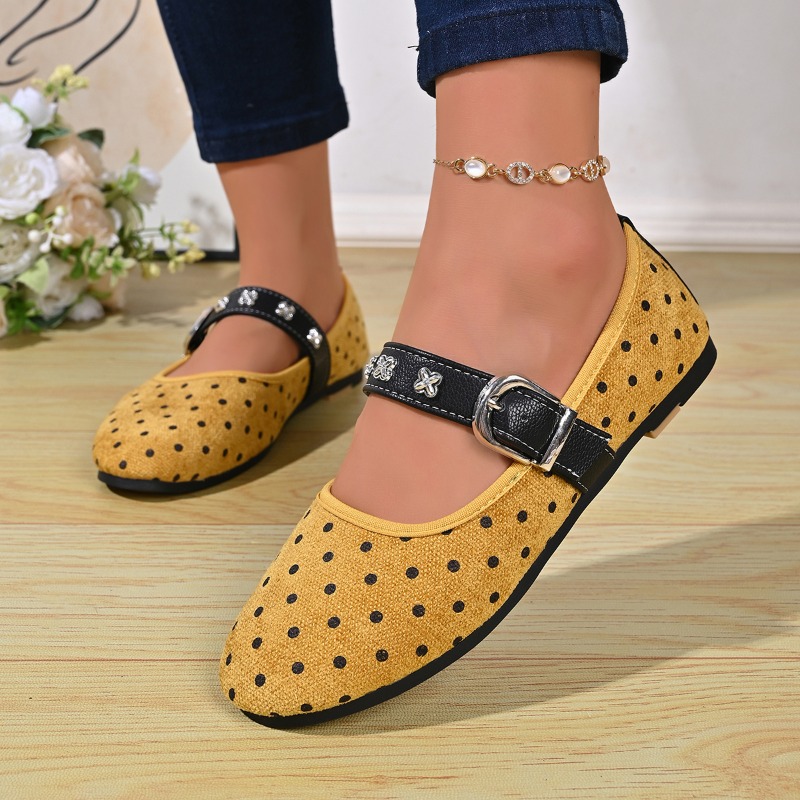 Running Shoes - Chaussures Mary Jane plates pour femmes,