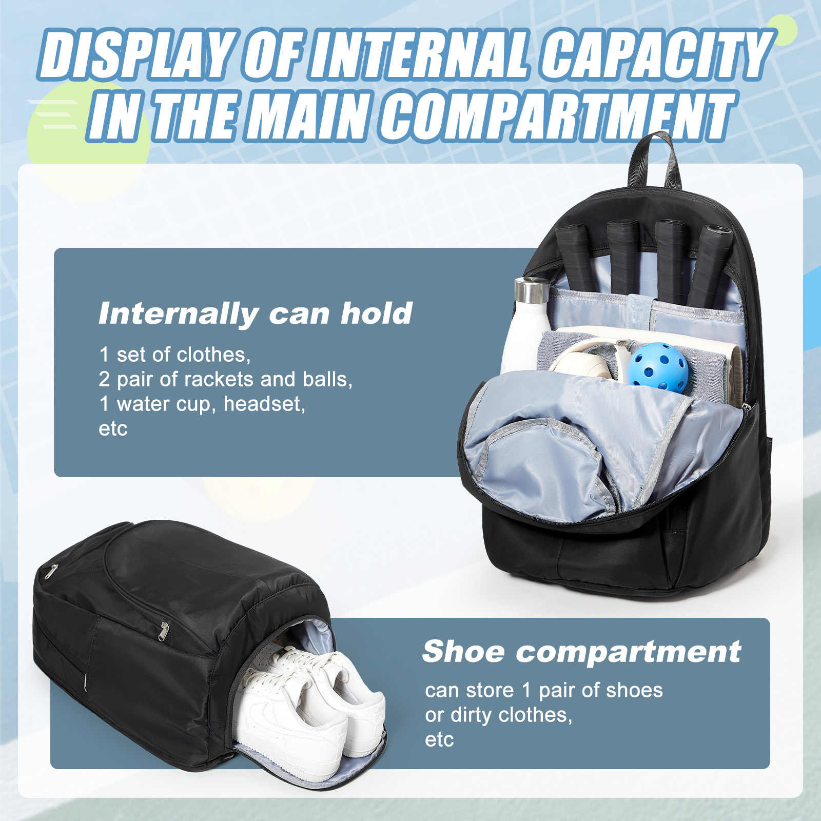 Sac de tennis, sac à dos de te - Men'S Shoes avis et prix