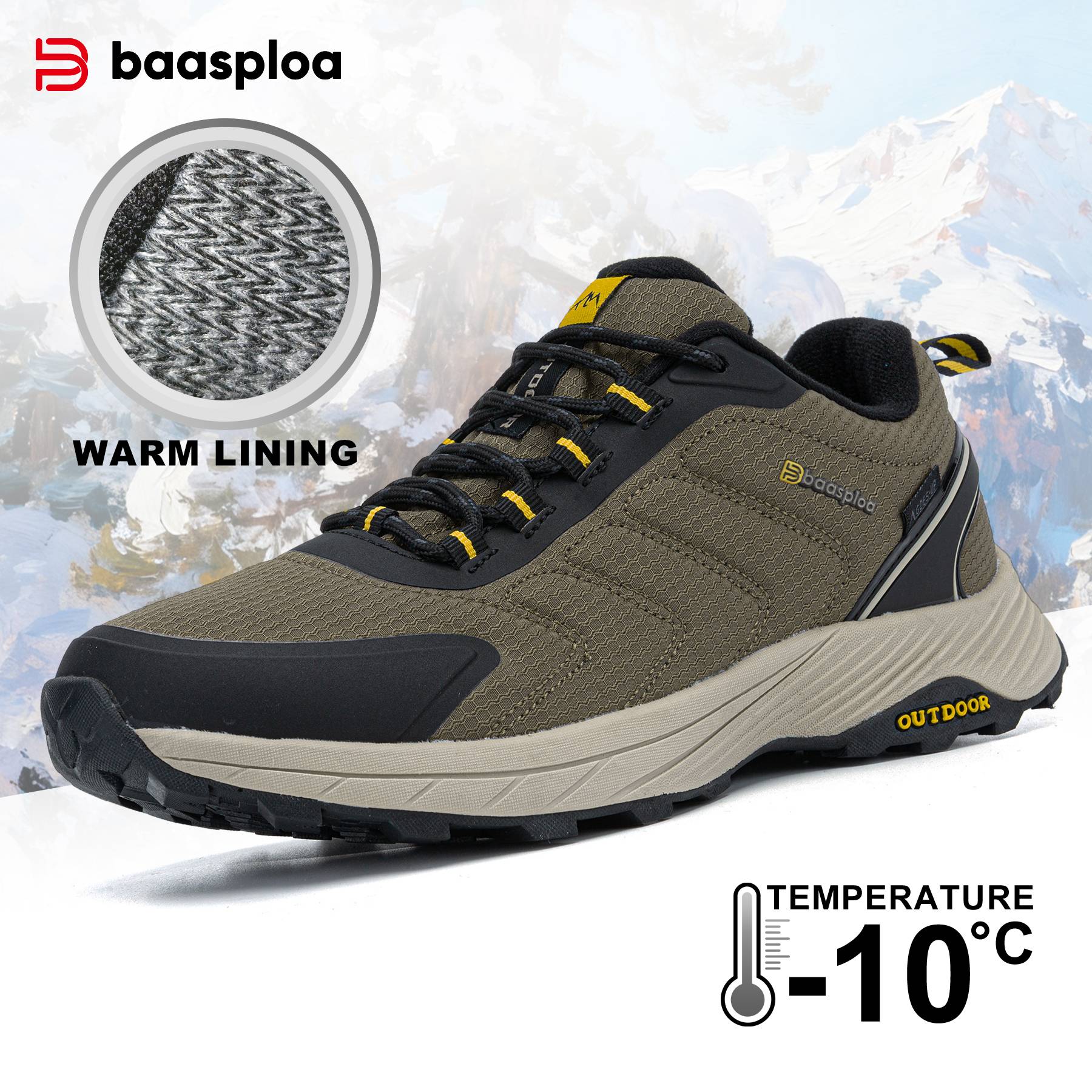 Baasploa Chaussures de course  - Waterproof Goretex Running Shoes avis et prix
